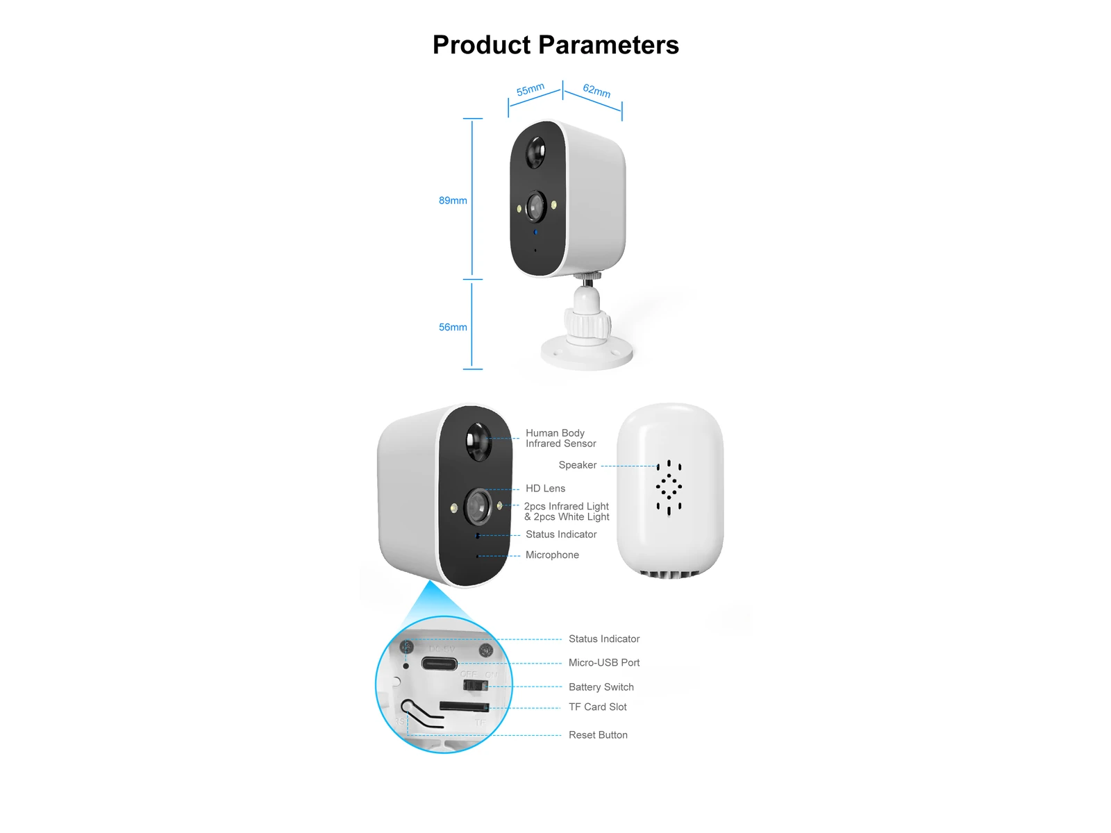C13L solar WiFi camera product parameters