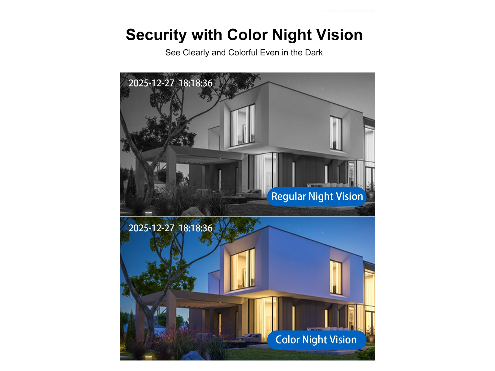 C13L solar WiFi camera color night viewing graphic