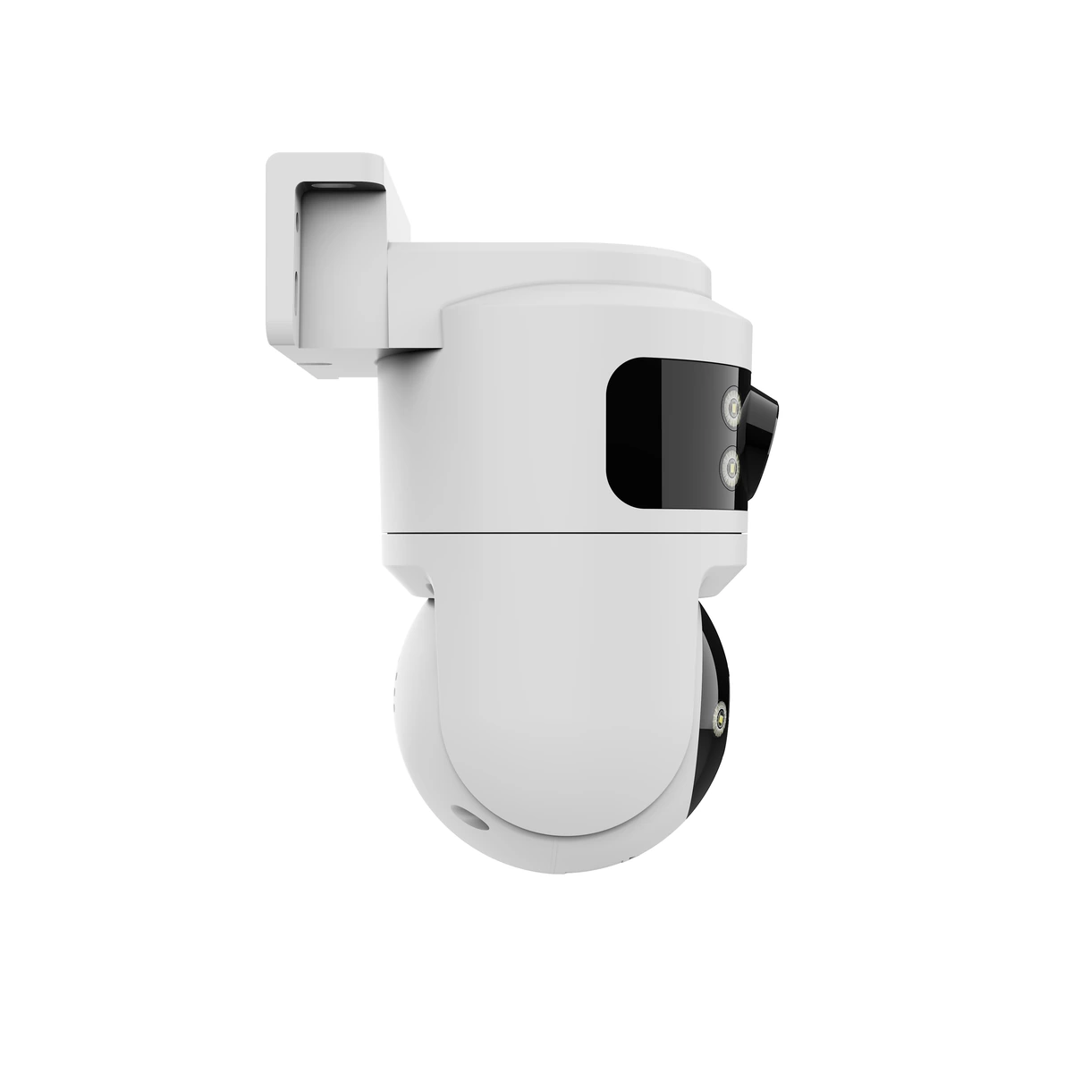 C41D dual-lens outdoor camera side and wall bracket