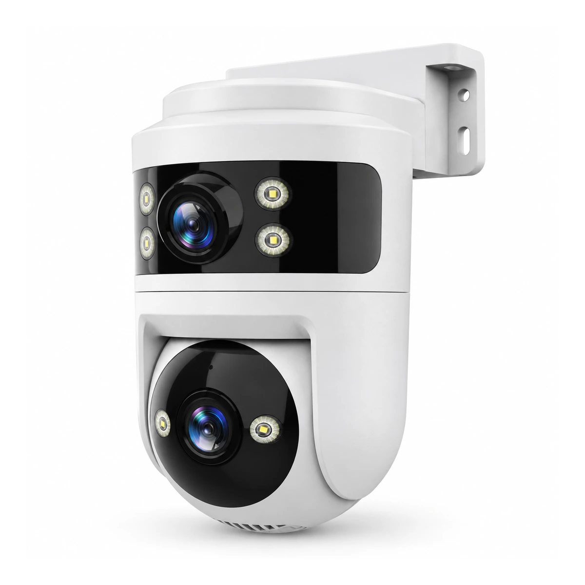 C41D dual-lens outdoor pan-tilt camera front angle