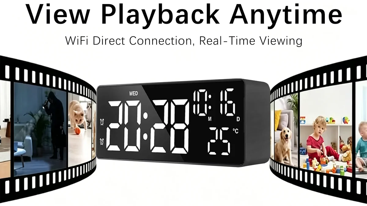 Wall Clock Camera vs Alarm Clock Camera: Key Differences | QZT