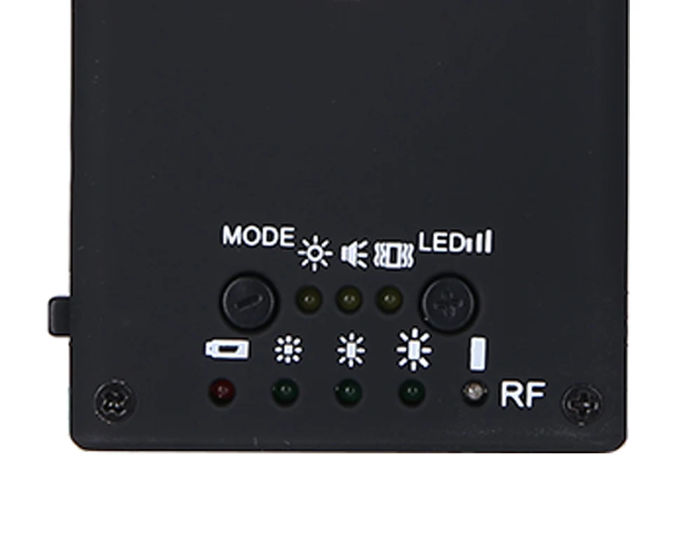 DT01 RF mode buttons and signal indicator