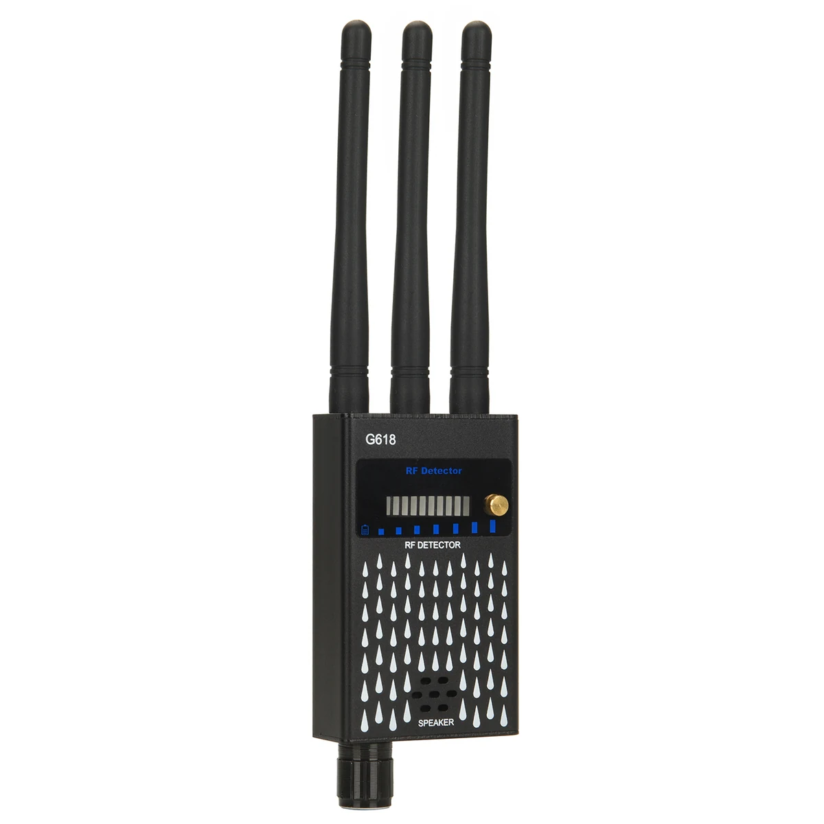 G618 front display and sensitivity knob