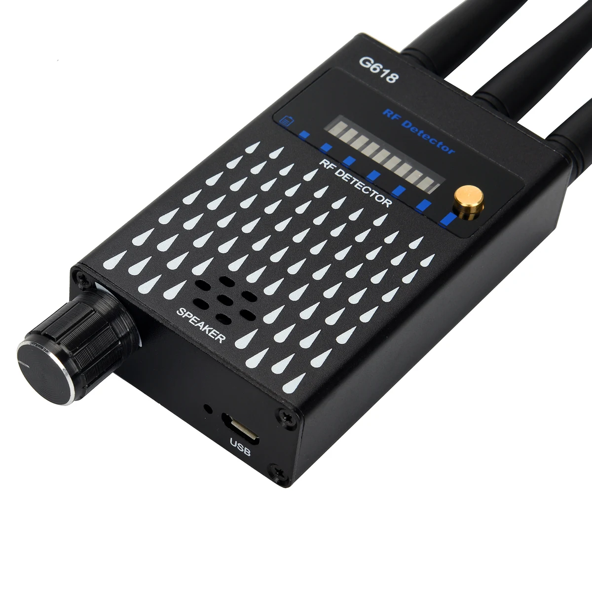 G618 sensitivity control and housing close-up