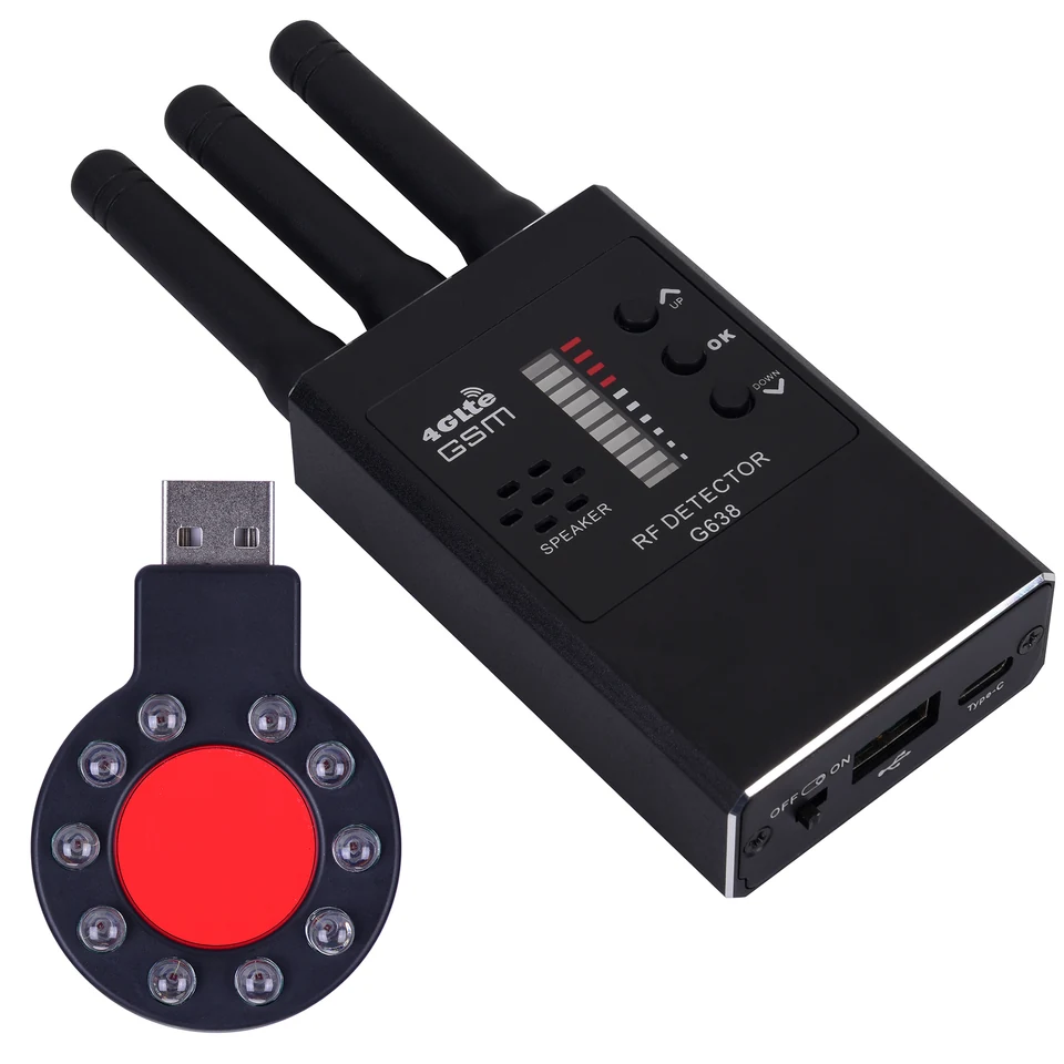G638 optical lens-check attachment beside detector