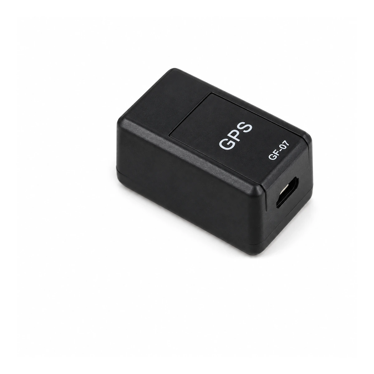 GF-07 Mini Magnetic GSM Tracker charging-port side view