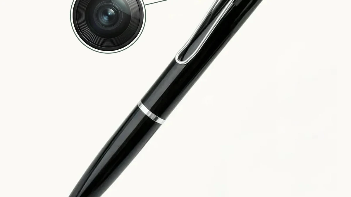 QZT W9 spy pen camera product image used as a sample-verification example