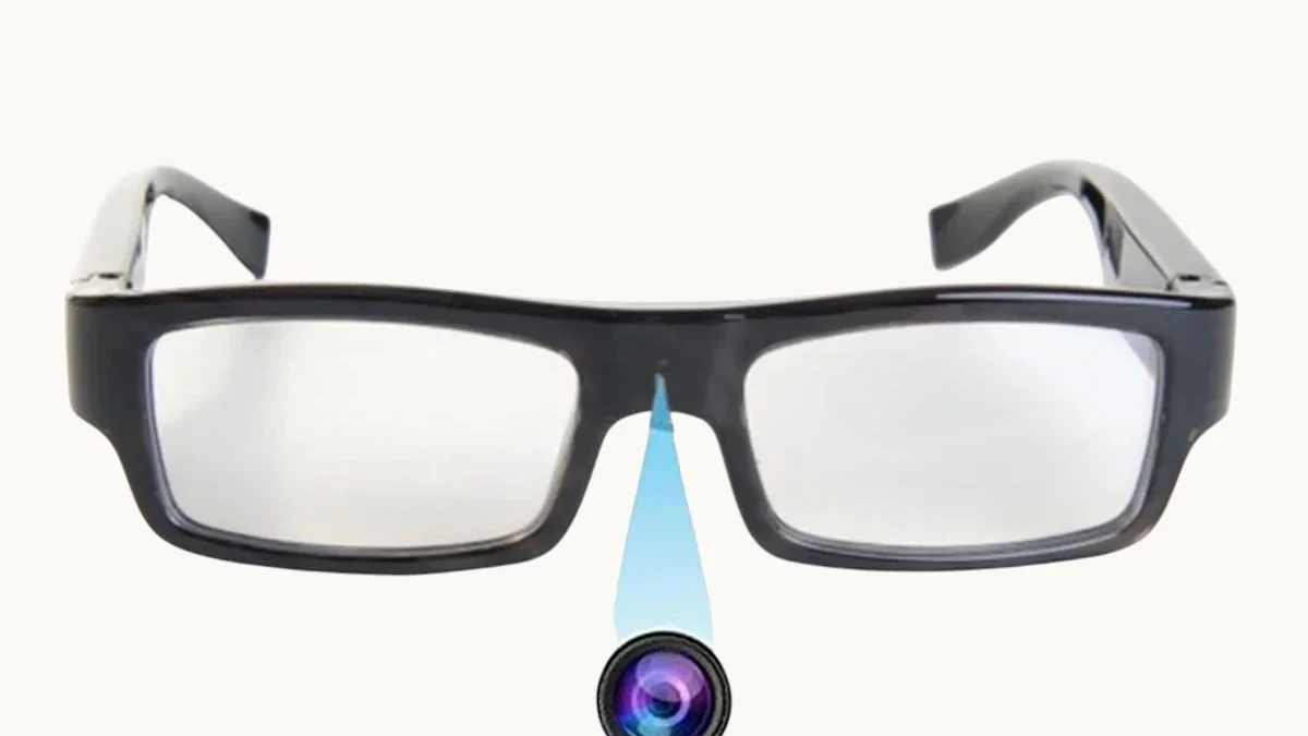 QZT HD spy camera glasses product shot