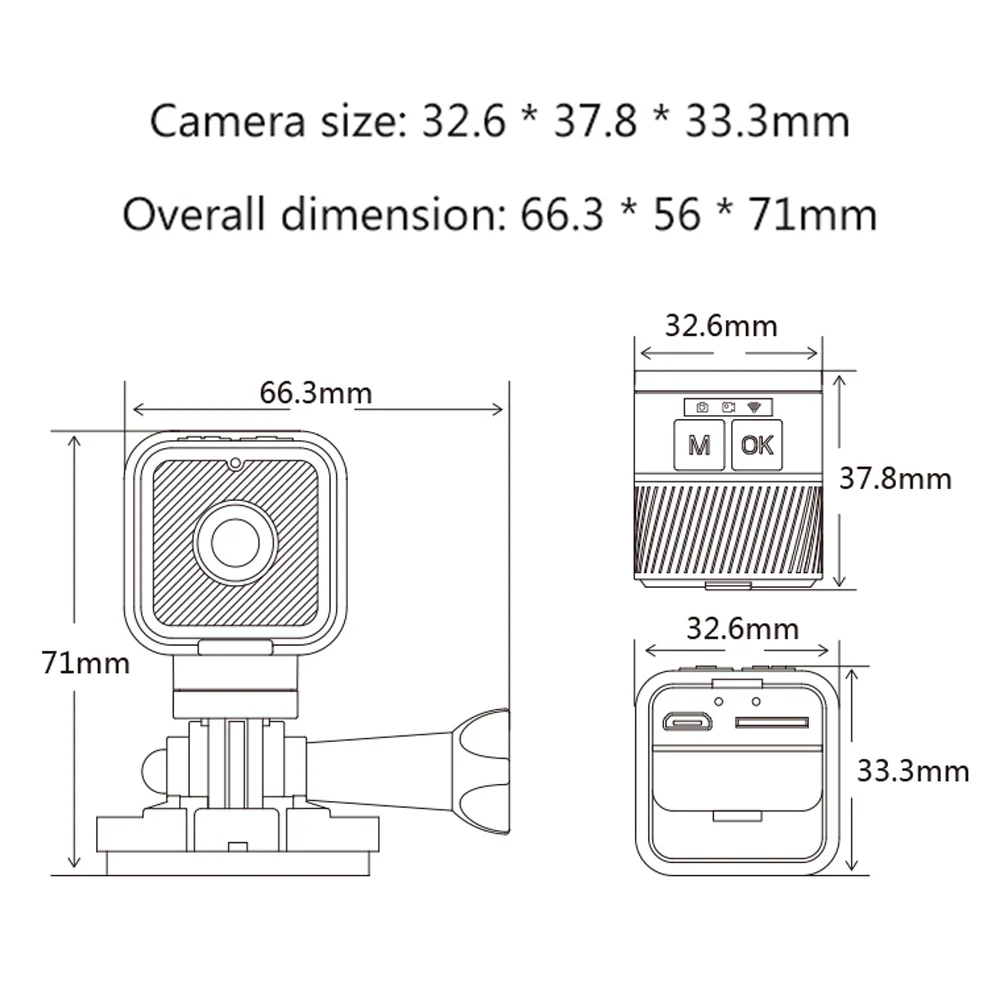 Hotspot Mini Camera with 900mAh Battery alternate angle