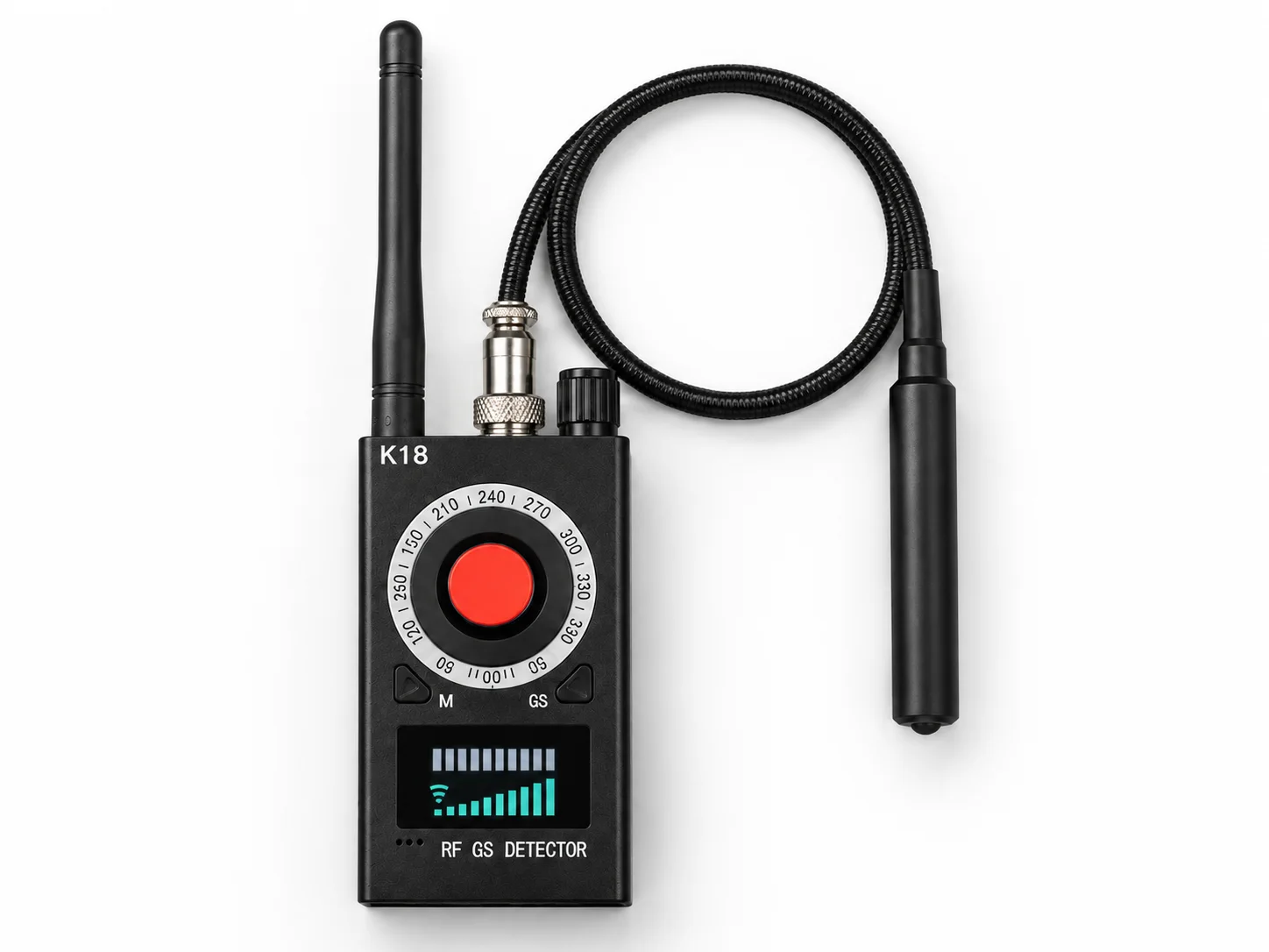 K18 RF and Camera Detector with antenna and optical probe