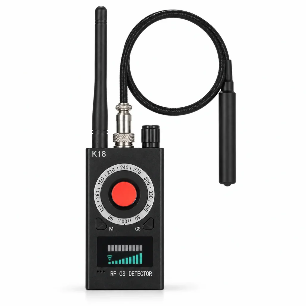 Rilevatore RF e telecamere K18