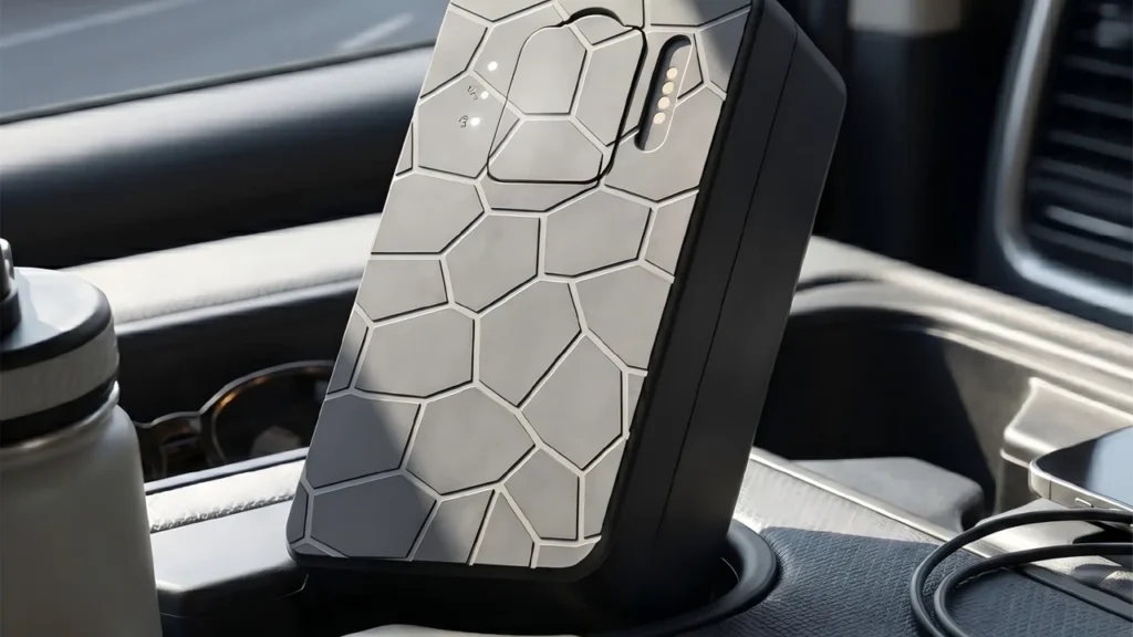 G50 4G magnetic GPS tracker in a vehicle or asset placement scene