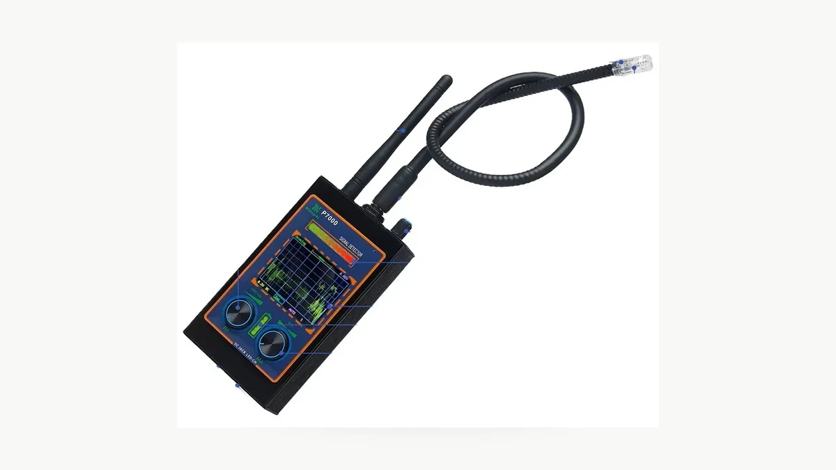 P7000 detector with flexible magnetic probe and RF antenna