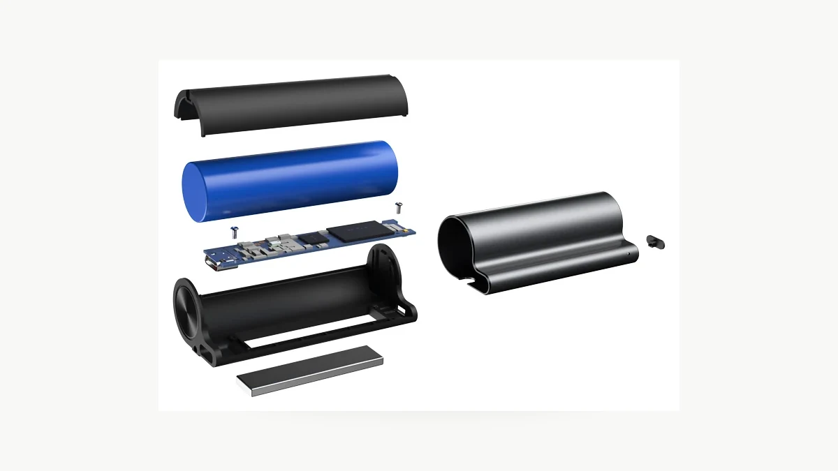 Q79 voice recorder supplier housing and internal construction view