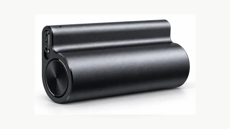Q79 magnetic digital voice recorder black stepped cylindrical housing