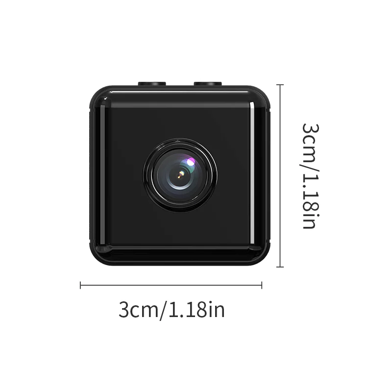Magnetic WiFi Mini Camera with Sound Detection alternate angle