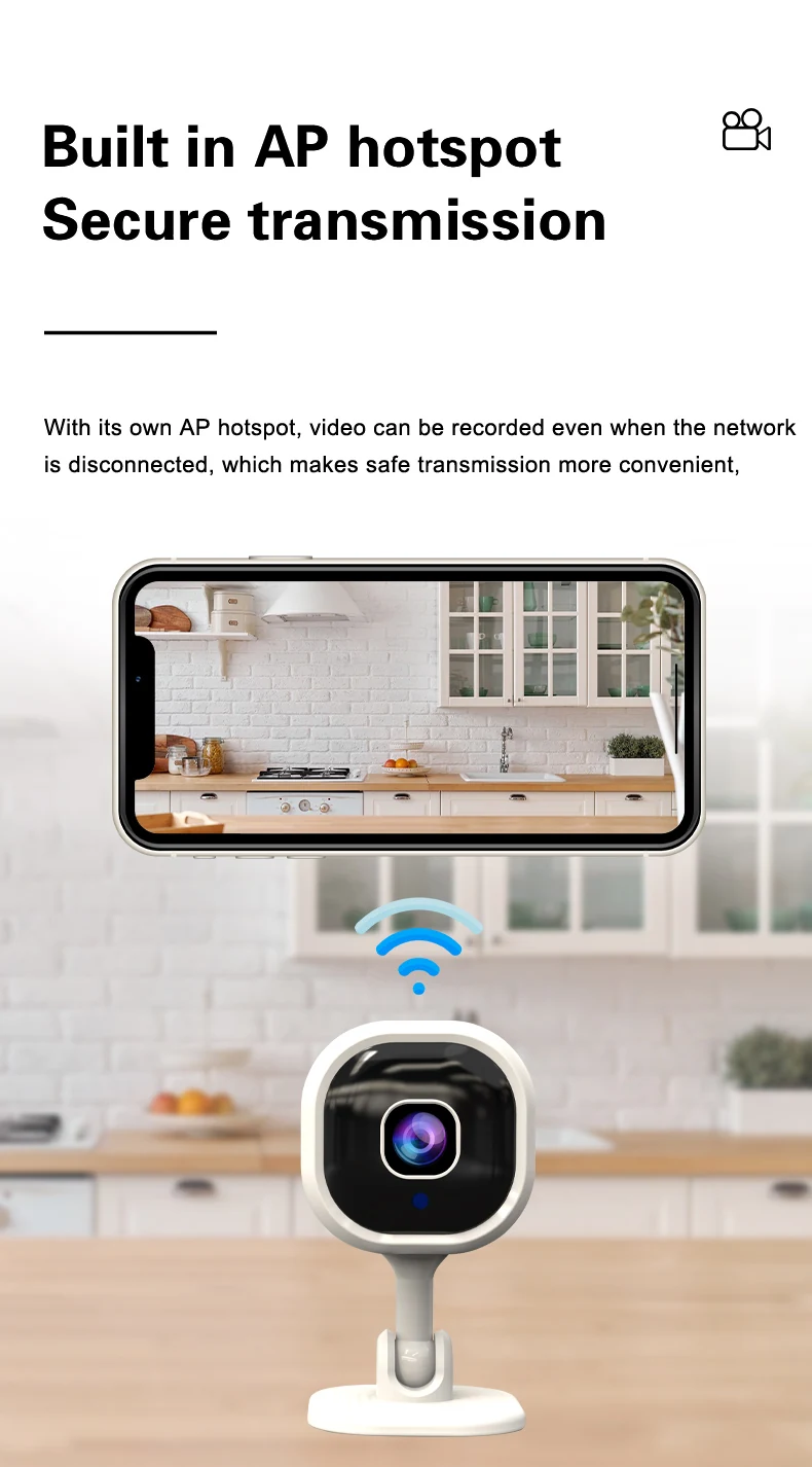 Powered WiFi Mini Camera with Two-Way Audio A3, verified product detail 5