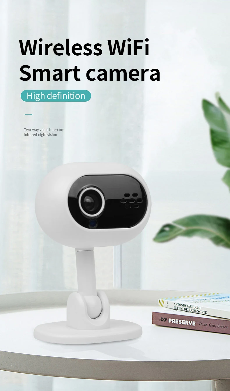 Powered WiFi Mini Camera with Two-Way Audio A4, verified product detail 1