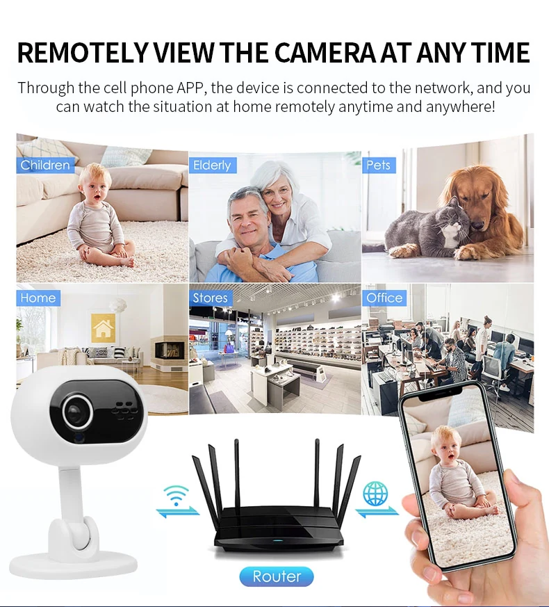 Powered WiFi Mini Camera with Two-Way Audio A4, verified product detail 5