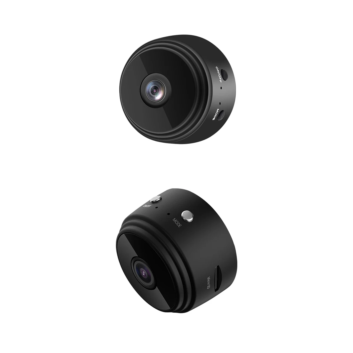 WiFi Mini Camera with Night Vision A9, two camera angles