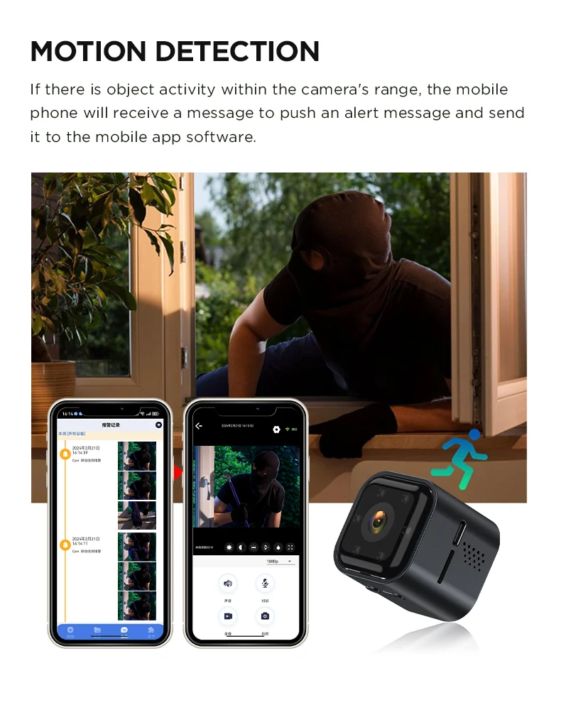 Low-Power WiFi Mini Camera with 40-Day Standby AS03, verified product detail 4