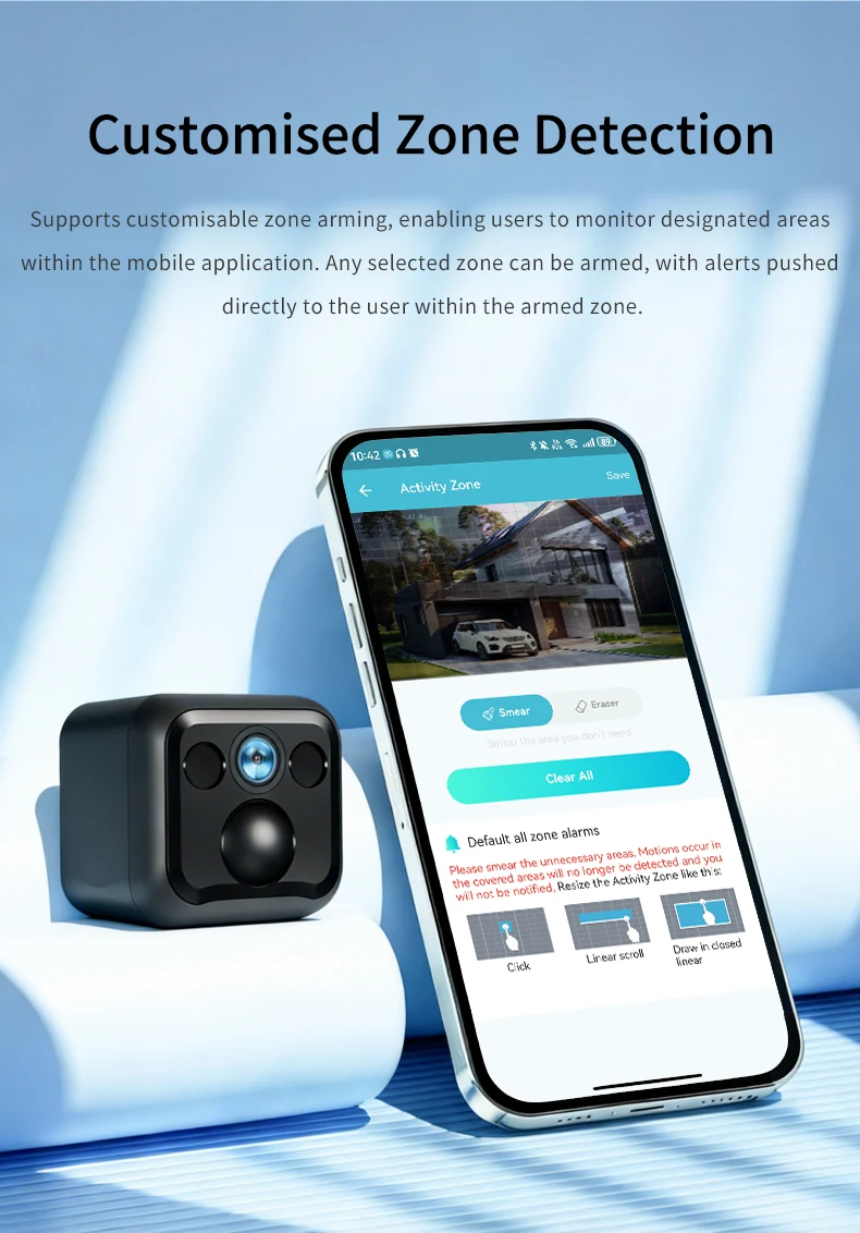 PIR Battery WiFi Mini Camera with 90-Day Standby B01, verified product detail 5