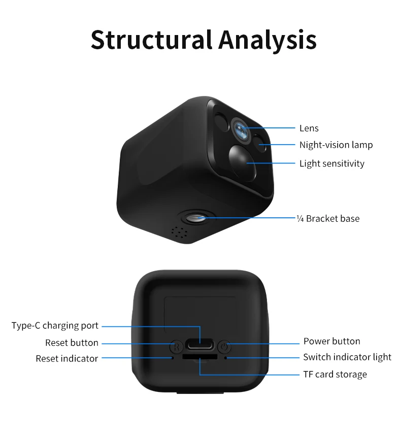 PIR Battery WiFi Mini Camera with 90-Day Standby B01, verified product detail 10