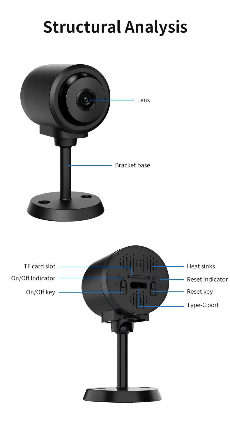 Compact WiFi Mini Camera with Cloud Storage C1, verified product detail 9