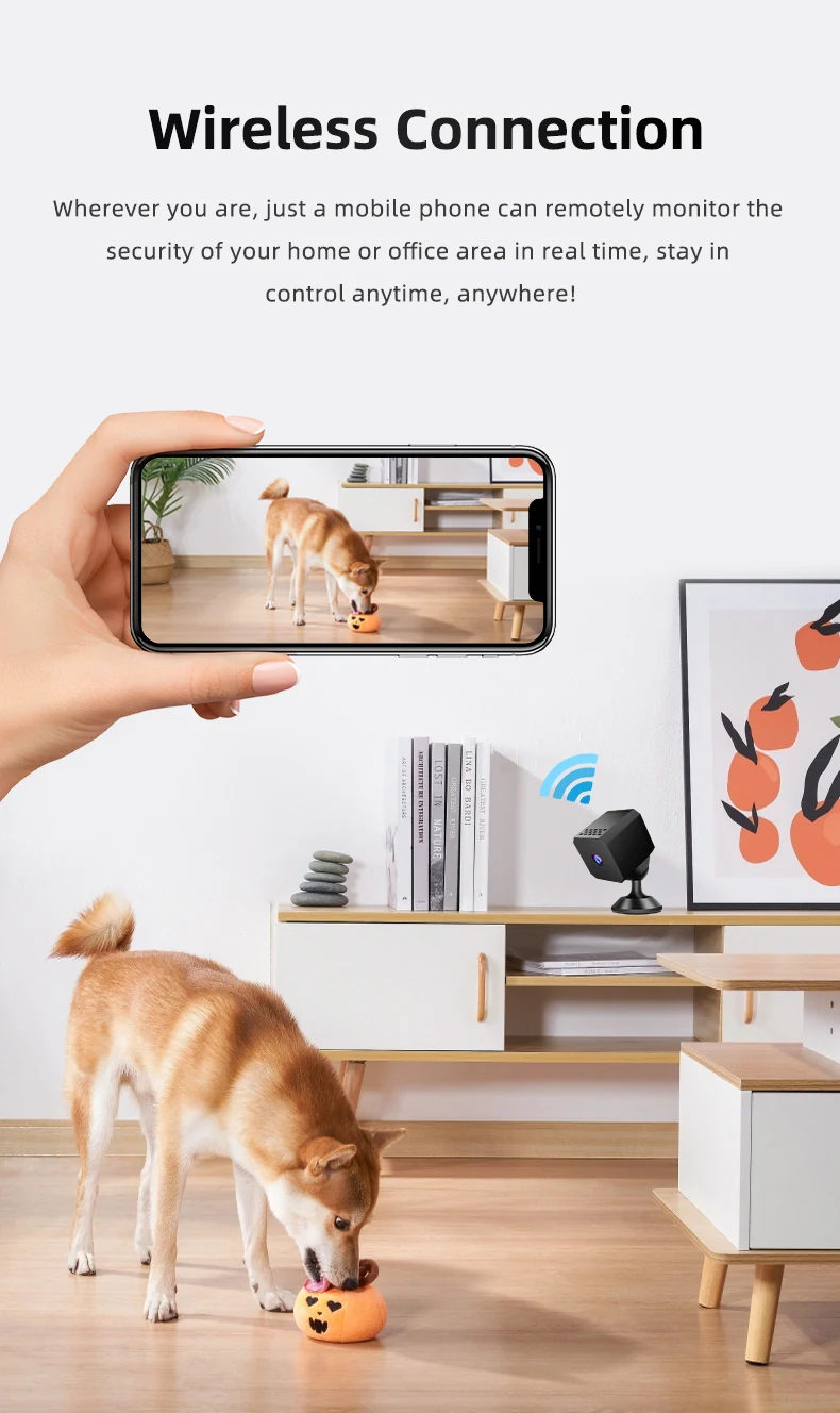 Magnetic WiFi Mini Camera with Night Vision F1, verified product detail 1