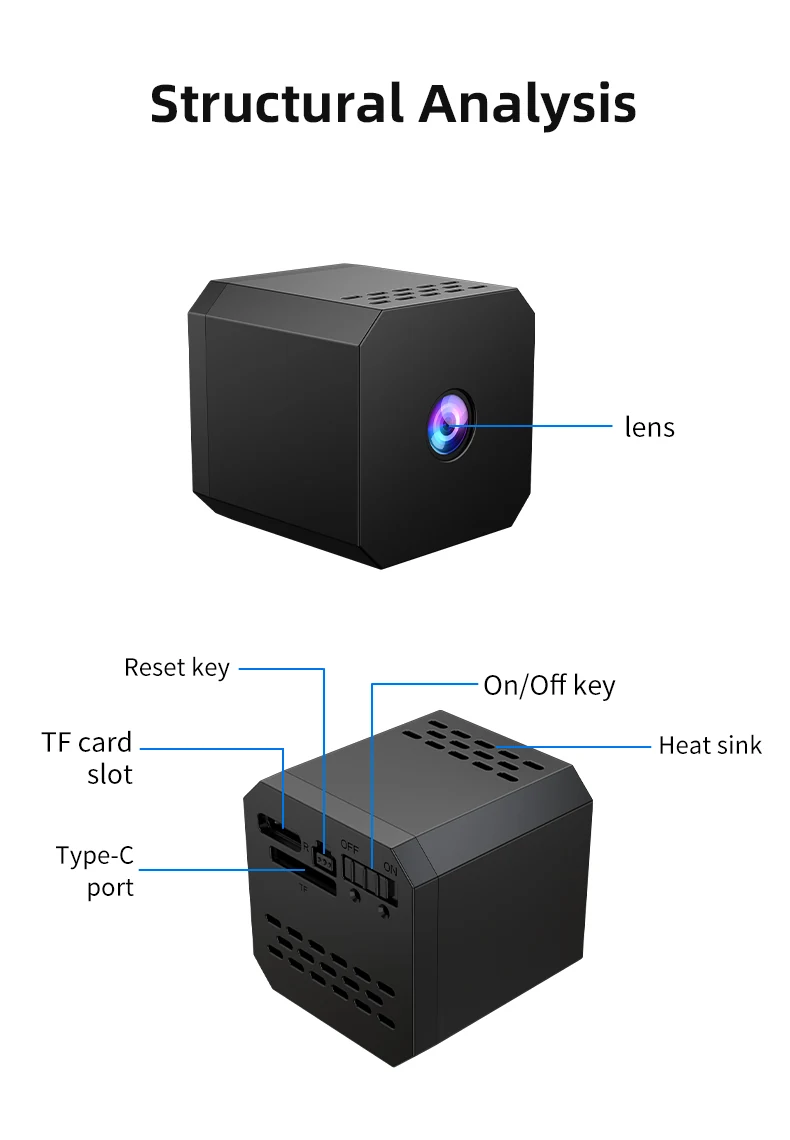 Magnetic WiFi Mini Camera with Night Vision F1, verified product detail 5