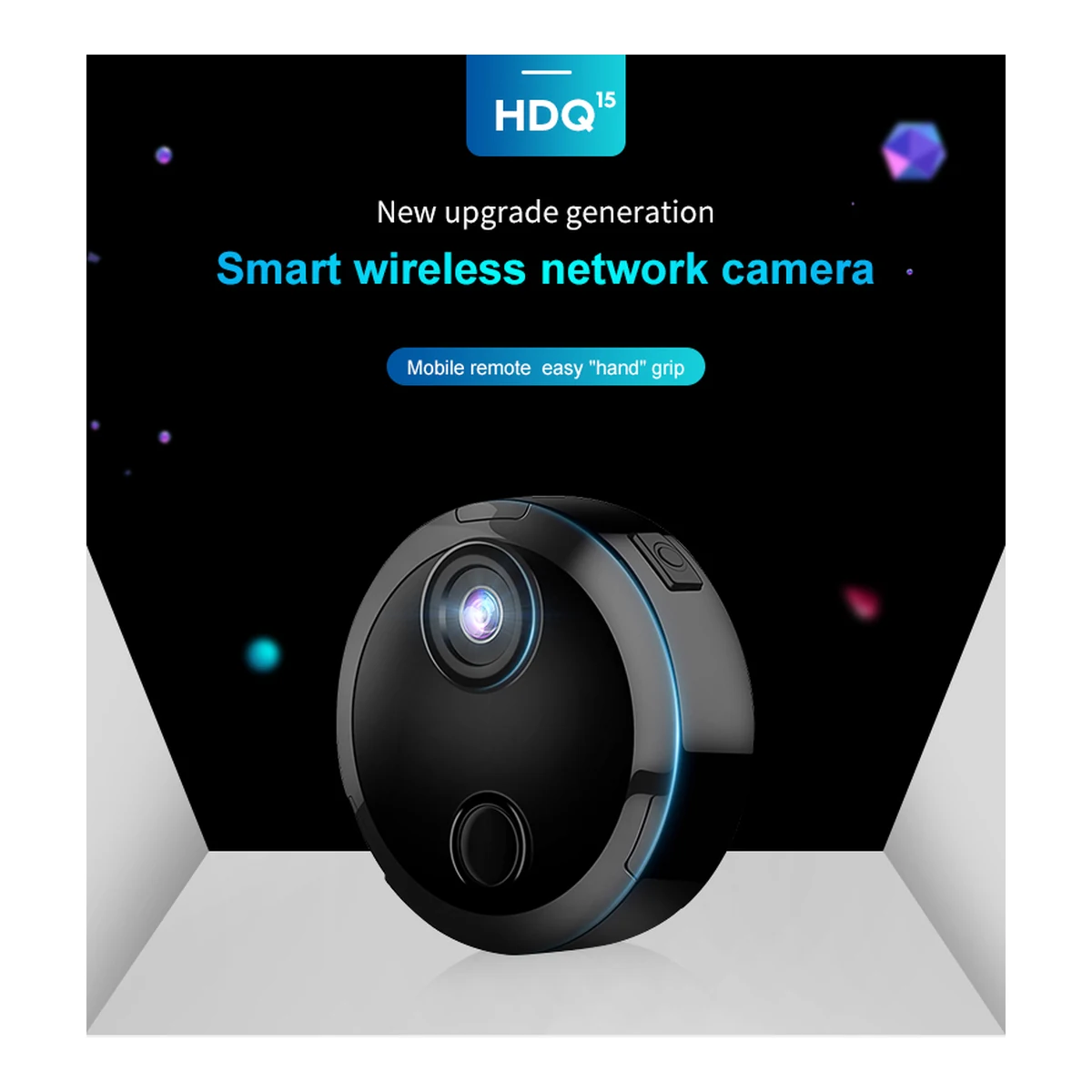 WiFi Mini Camera with Sound Detection HDQ15, product hero view