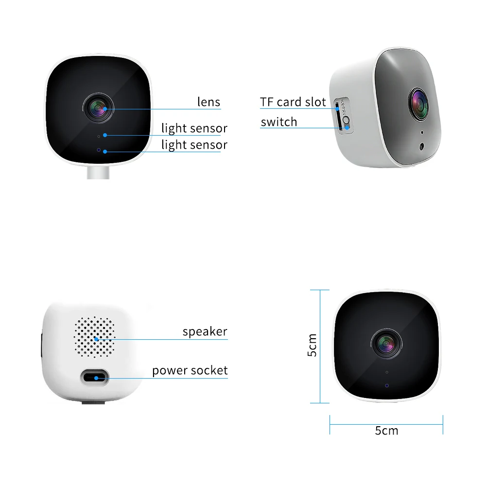 Window-Mount WiFi Camera with Two-Way Audio K14, verified product detail 3