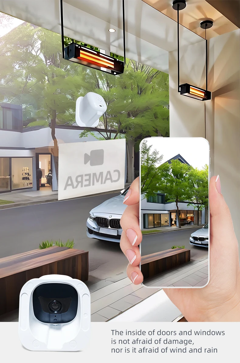Window-Mount WiFi Camera with Two-Way Audio K14, verified product detail 4