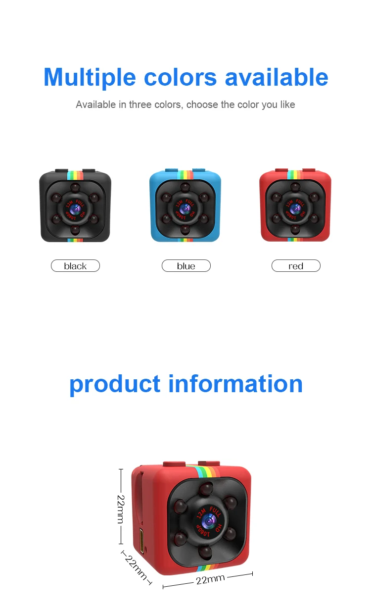 Standalone Mini Camera with Night Vision SQ11, verified product detail 8