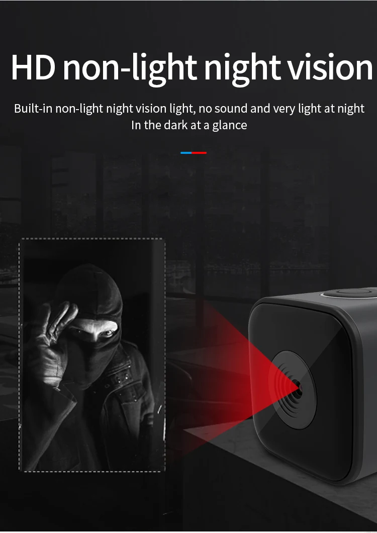Standalone Mini Camera with Infrared Night Vision SQ28, verified product detail 7