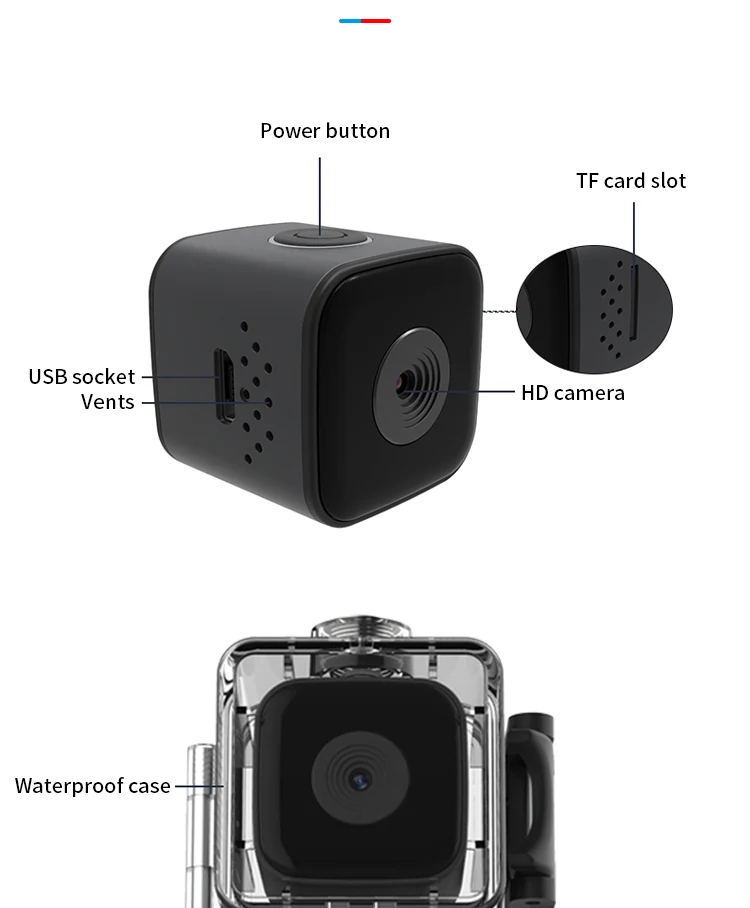 Standalone Mini Camera with Infrared Night Vision SQ28, verified product detail 9