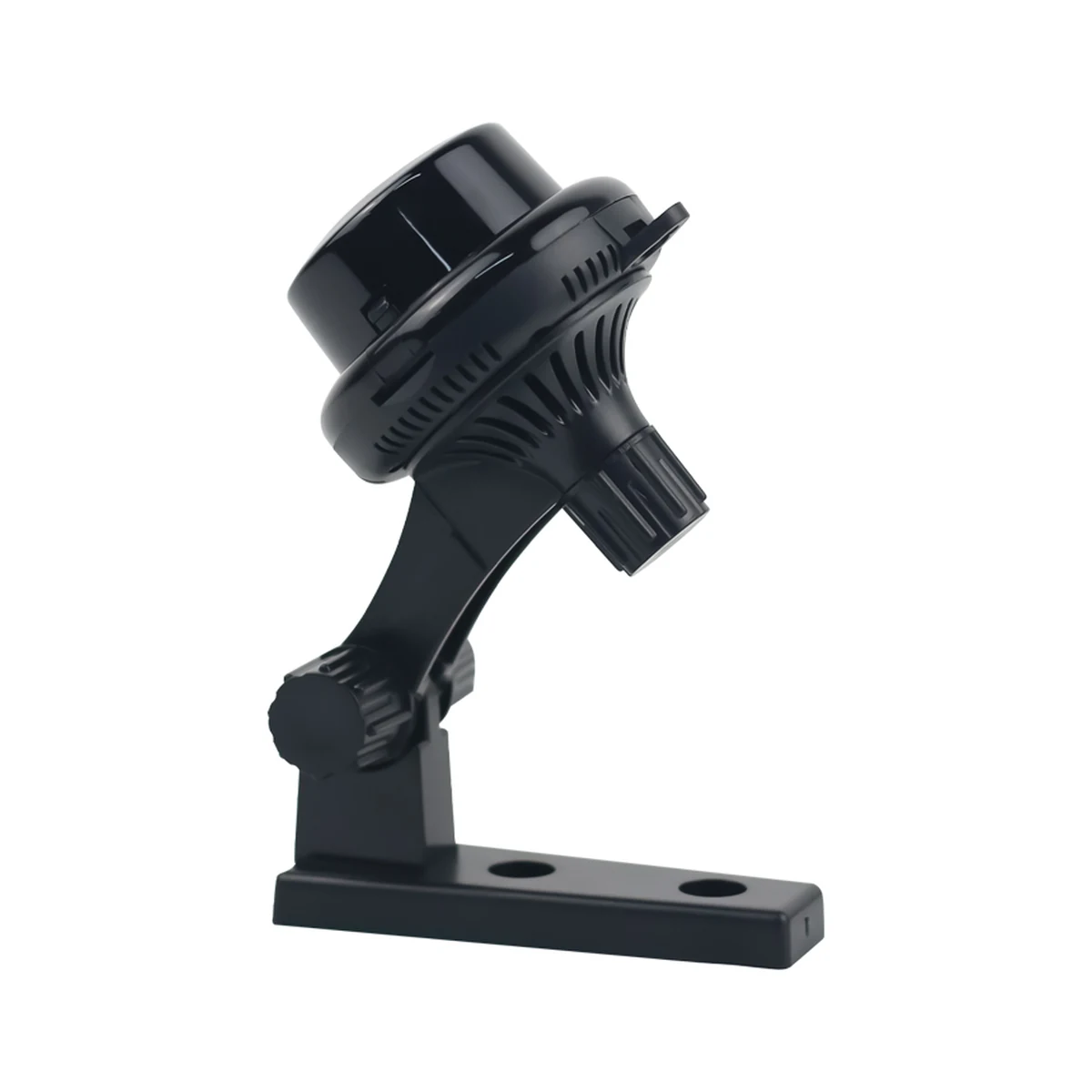 Rear and side view of the V380 mini camera on its adjustable stand