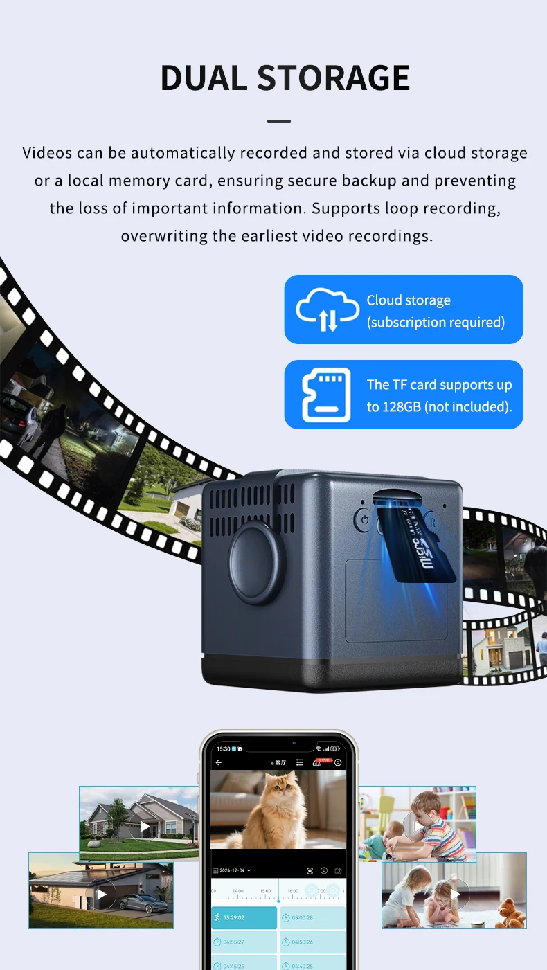 Long-Battery WiFi Mini Camera with Cloud Storage W03, verified product detail 5