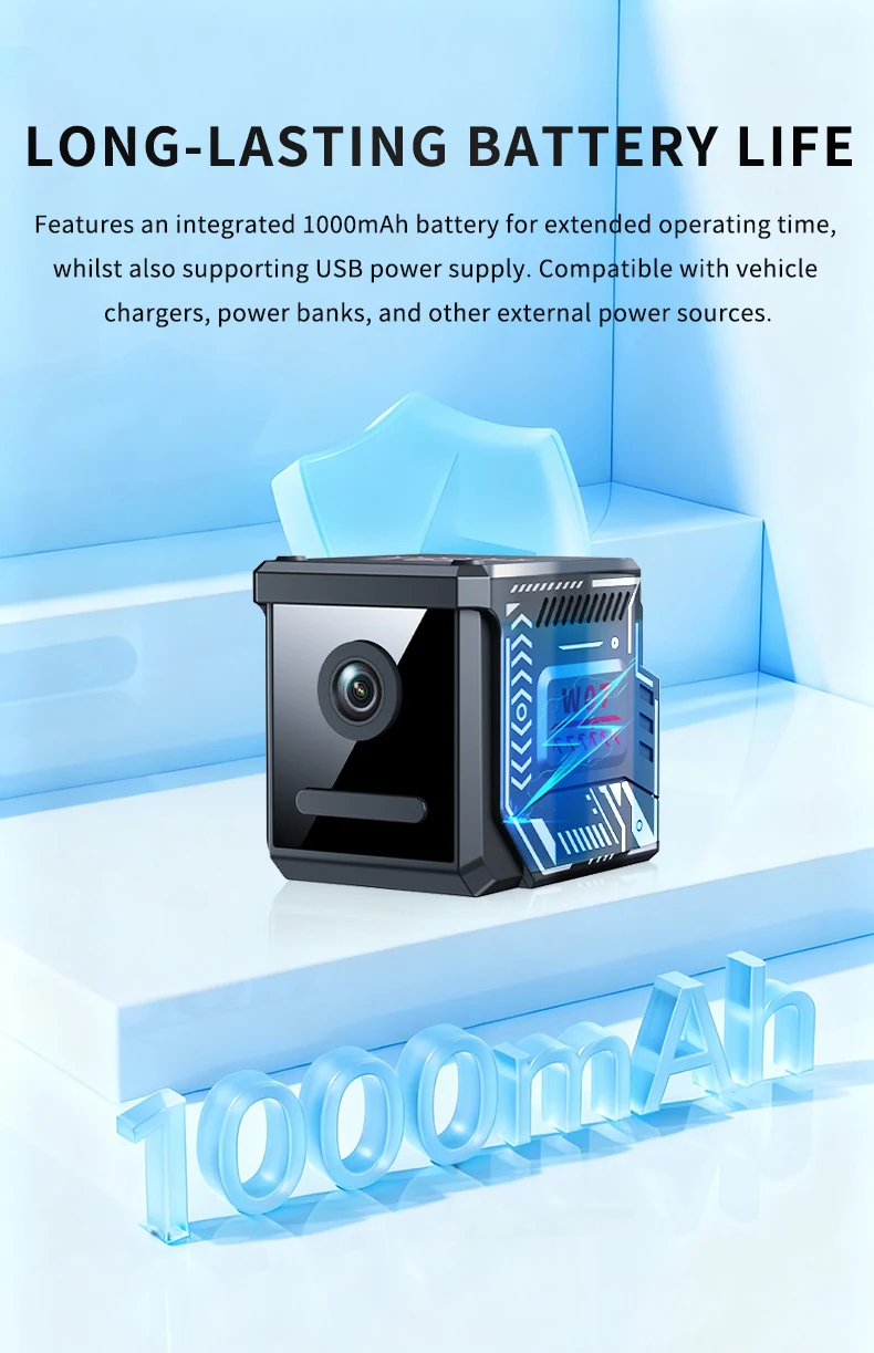Wide-Angle WiFi Mini Camera with 1000mAh Battery W07, verified product detail 4