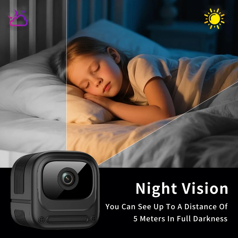 Wide-Angle WiFi Mini Camera with 1200mAh Battery W08, verified product detail 3