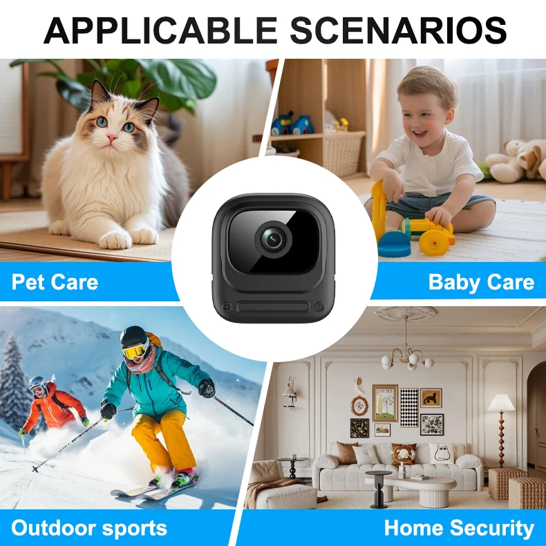 Wide-Angle WiFi Mini Camera with 1200mAh Battery W08, verified product detail 9