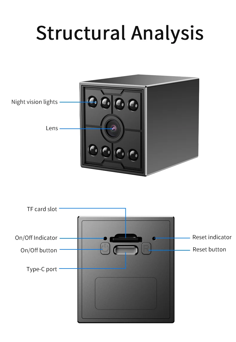 WiFi Mini Camera with 1200mAh Battery W09, verified product detail 9