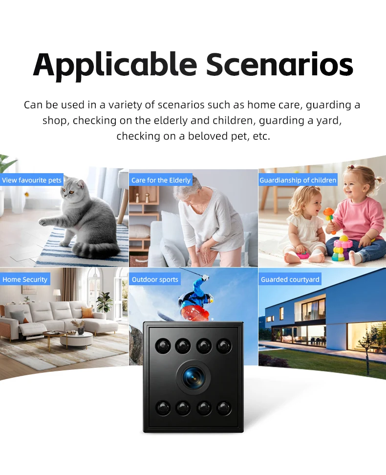 Magnetic WiFi Mini Camera with 800mAh Battery W10, verified product detail 5