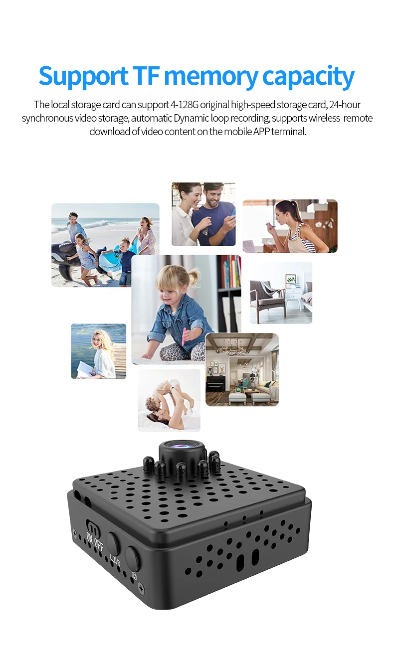Wide-Angle WiFi Mini Camera with 1000mAh Battery W18, verified product detail 6