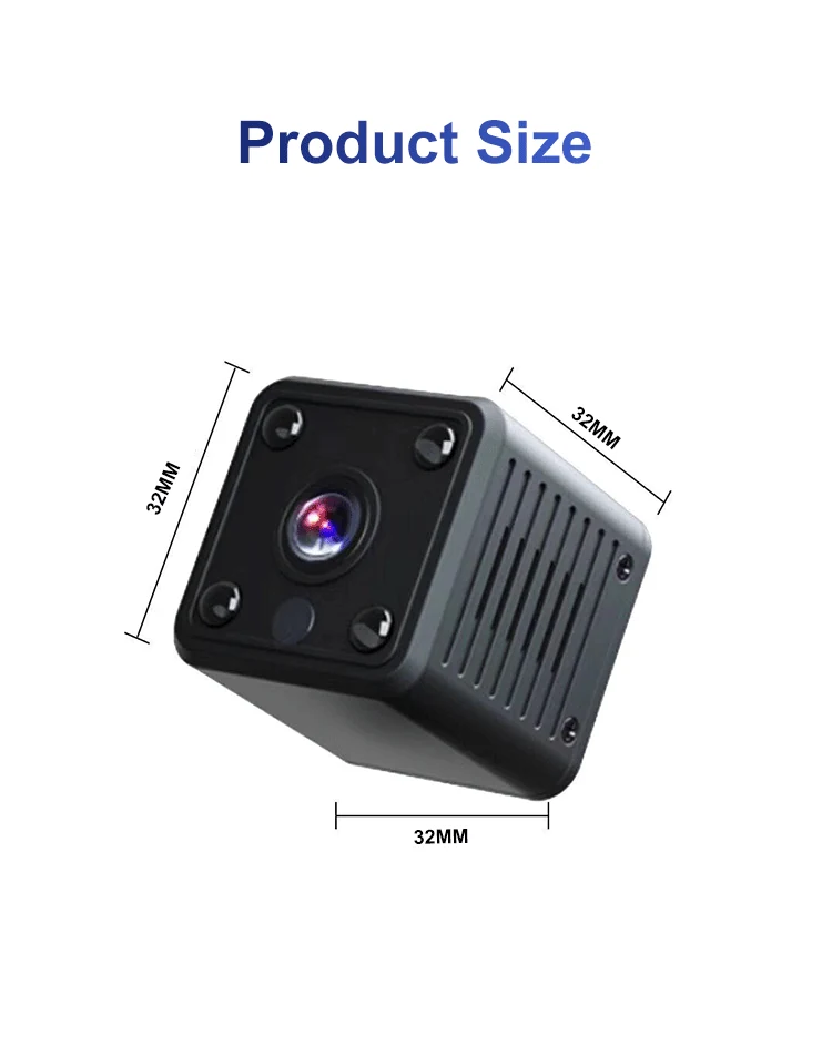 Magnetic WiFi Mini Camera with Night Vision X6, verified product detail 3