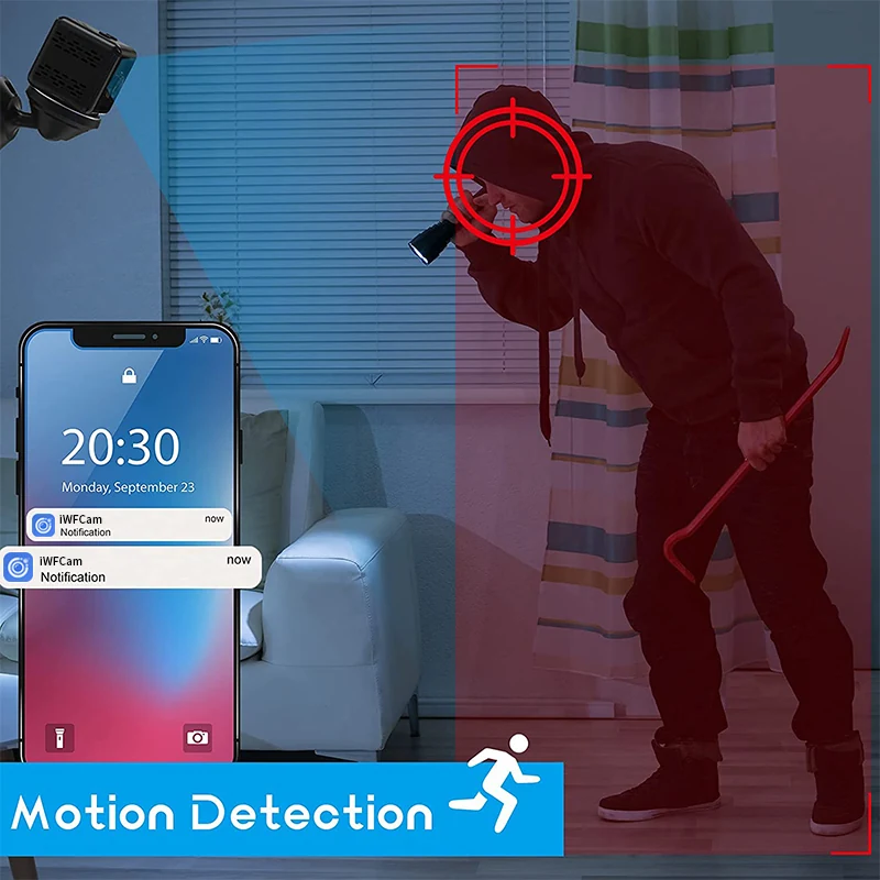 Magnetic WiFi Mini Camera with Sound Detection X6D, verified product detail 1