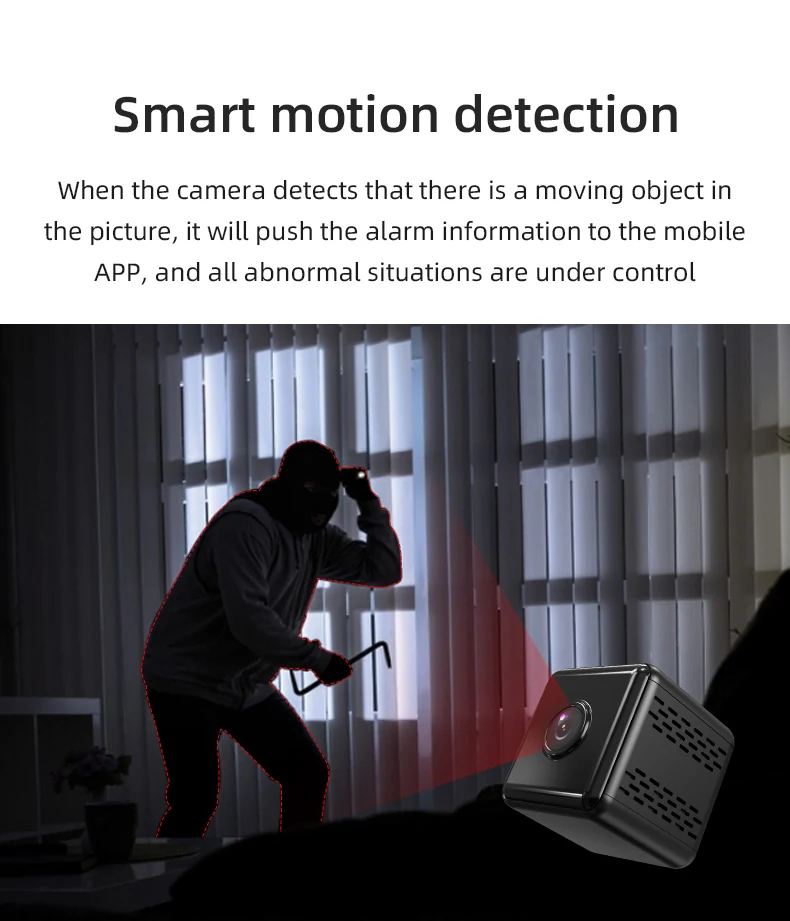 Magnetic WiFi Mini Camera with Sound Detection X6D, verified product detail 6