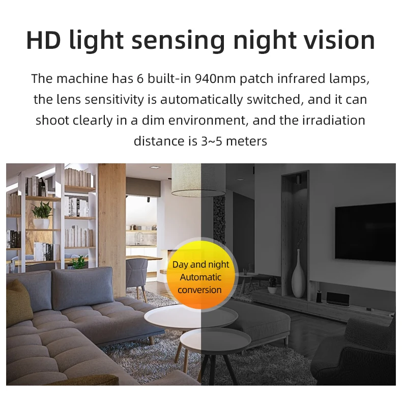 Magnetic WiFi Mini Camera with Sound Detection X6D, verified product detail 7
