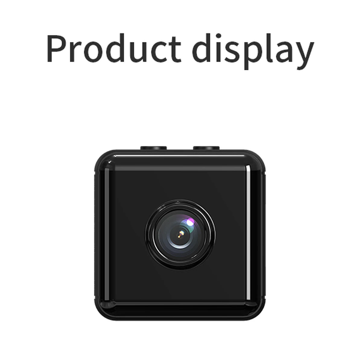 Magnetic WiFi Mini Camera with Sound Detection X6D, front display view