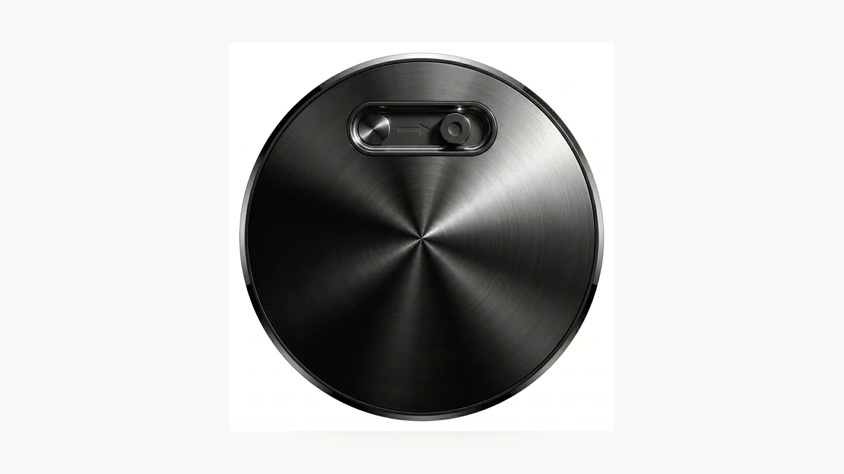 Q37 round mini voice activated recorder front view